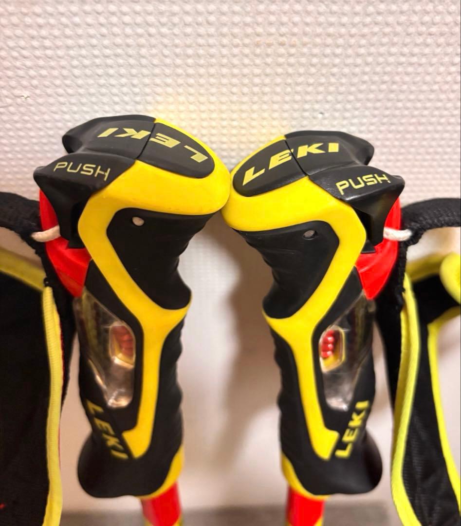 丸さま専用LEKI レキ スキーストック ベノム バリオ 3D 95～125cm