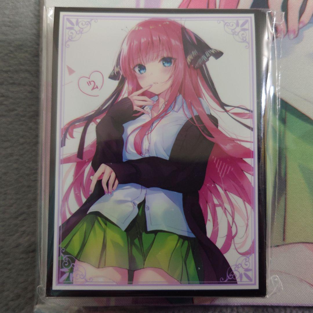 α2 五等分の花嫁 制服&ロングヘアー 中野二乃 スリーブ&プレイマット