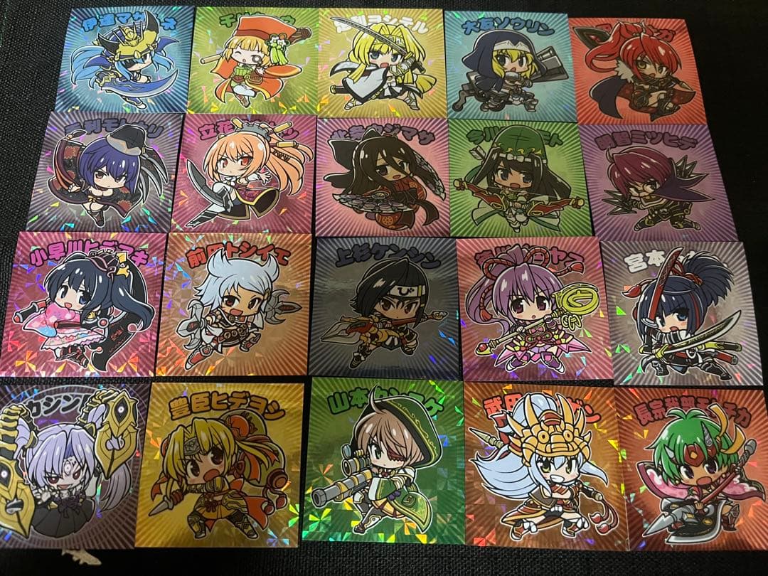 戦国乙女　かぎっ娘ステッカー　全種セット　③