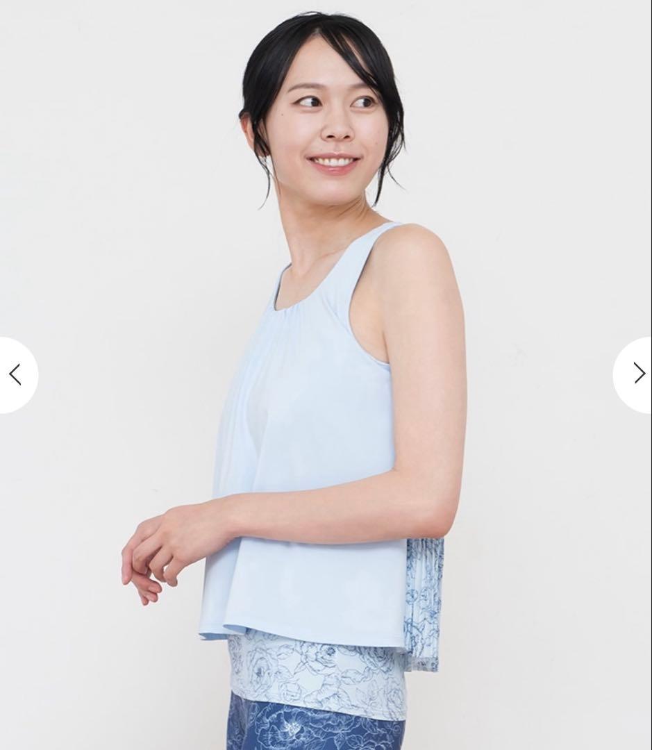 【SUKALA】ブルーミングフラワープリーツタンク