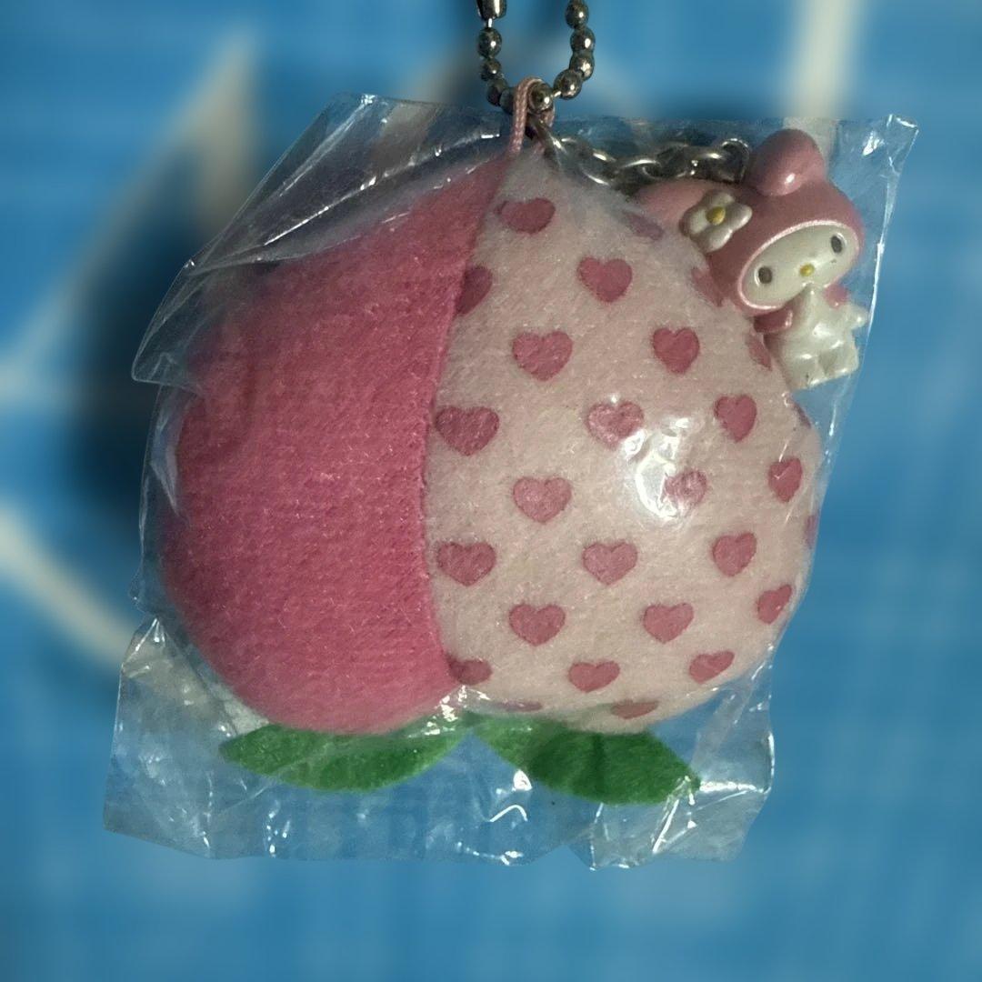 マイメロディ ピーチ型チャーム　平成レトロ