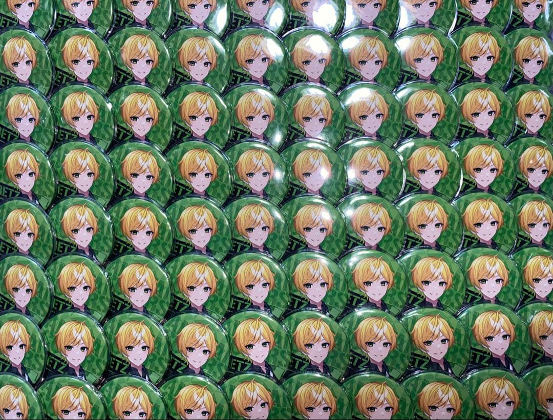 AMPTAKxCOLORS ぷりっつ 缶バッジ 痛バ