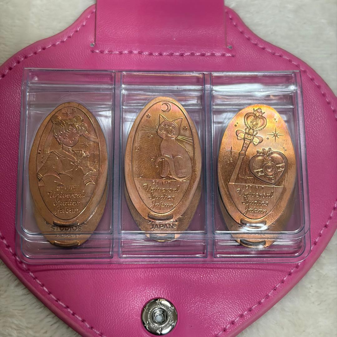 【終売品】USJ ユニバ セーラームーン メダリオンケース スーベニアメダル