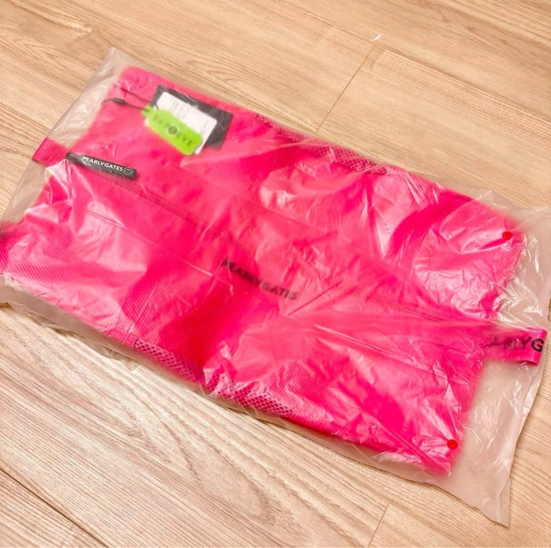 【新品】パーリーゲイツ　シューズバッグ　シューズケース　定番商品　ピンク