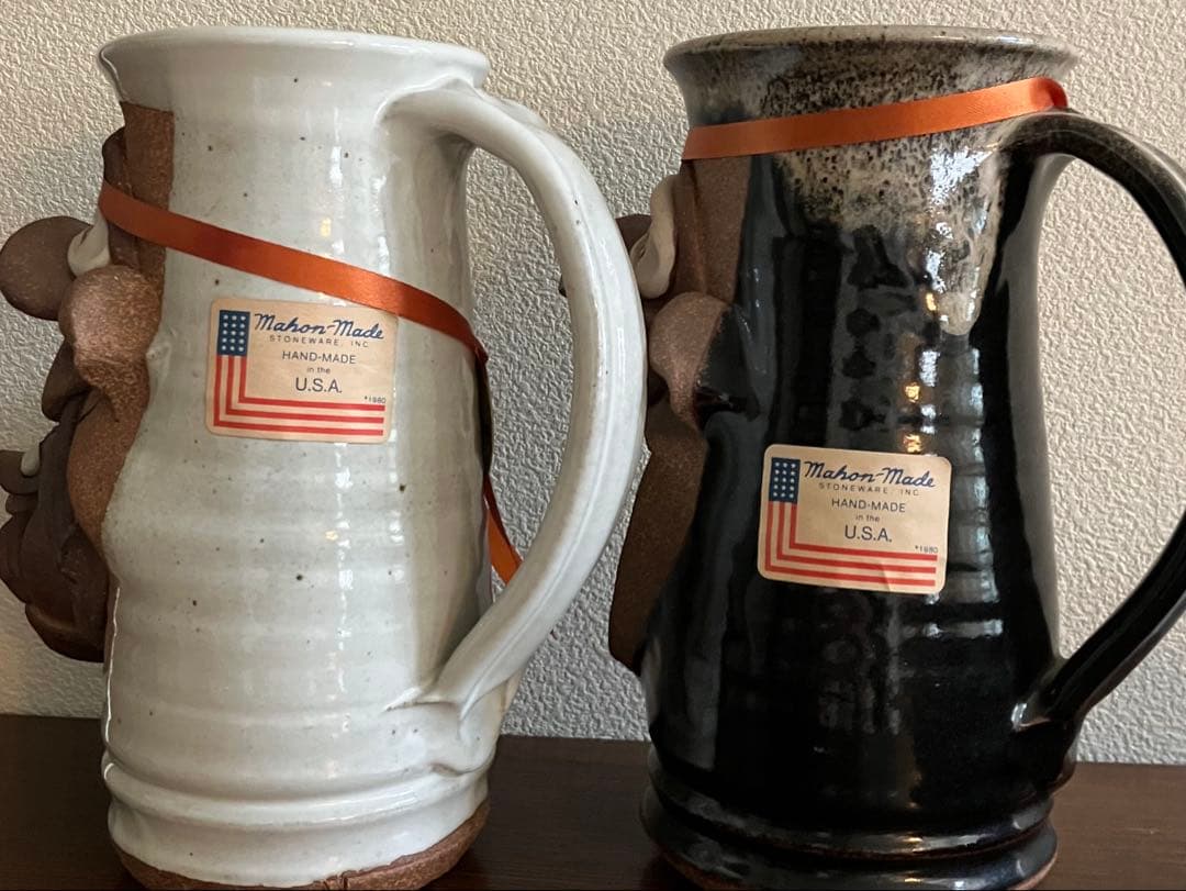 “Mahon Made Stoneware” Beerマグ （ジョッキ）ペア