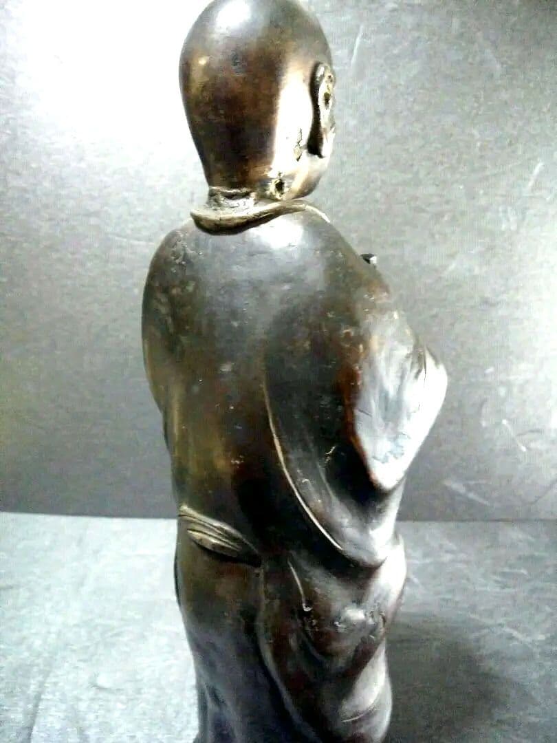 【骨董品】アンティーク☆僧侶像