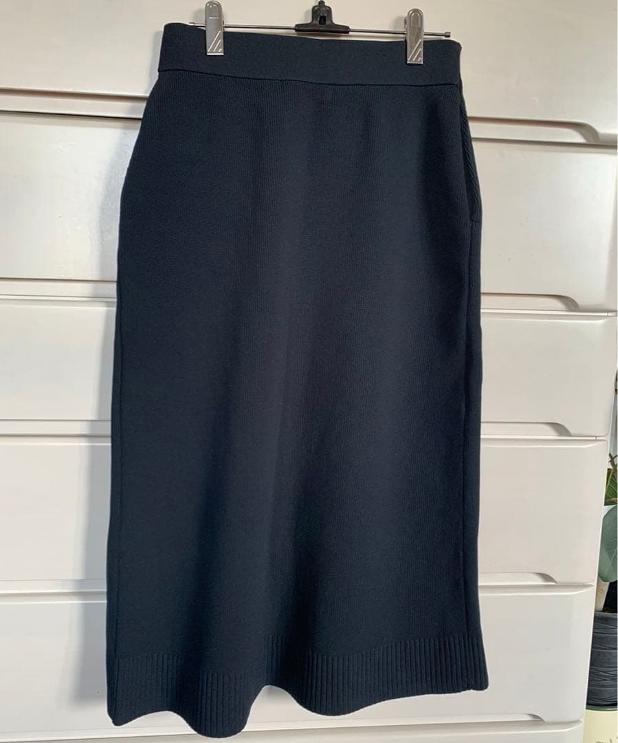 パーリーゲイツPGG巻きスカート風ローカリポリニットスカートサイズ0 ブラック