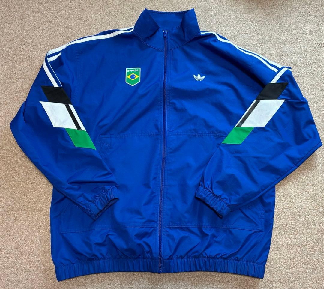 アディダスオリジナルス×クリオラ サッカー　ブラジル代表　ナイロンジャケット