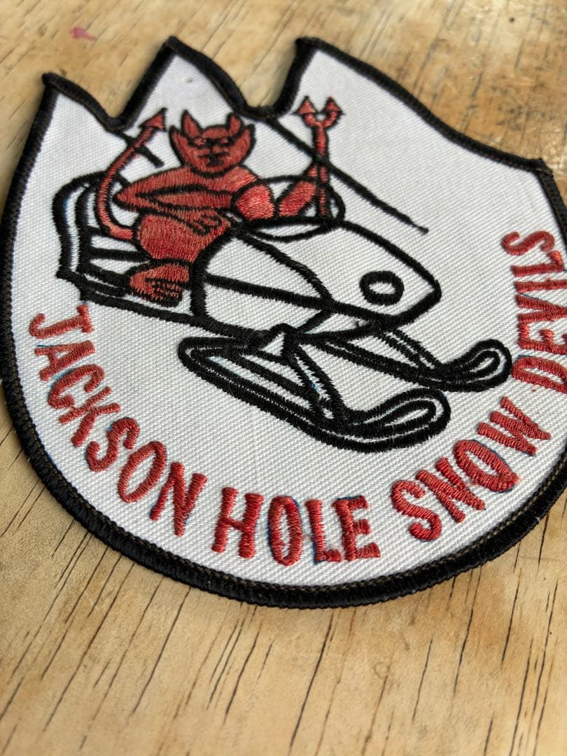 ビンテージ　デビル 悪魔　ノースノーネーム　ワッペン　ミッドセンチュリー