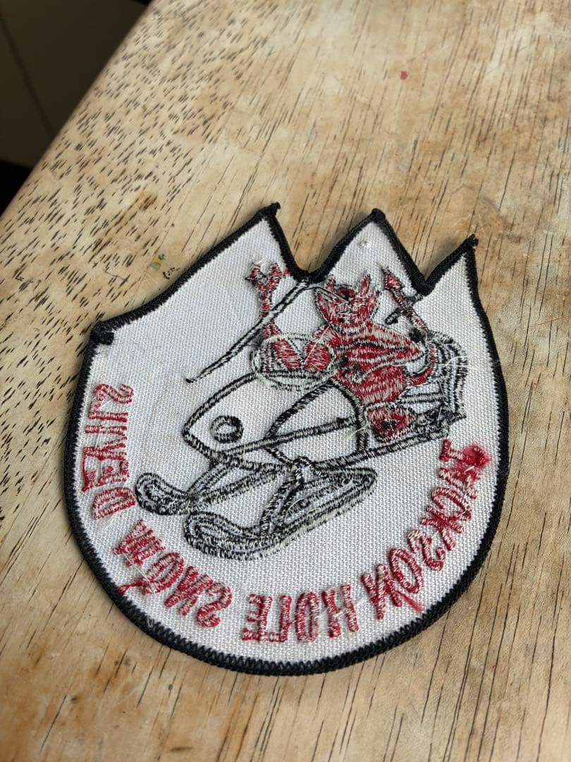 ビンテージ　デビル 悪魔　ノースノーネーム　ワッペン　ミッドセンチュリー