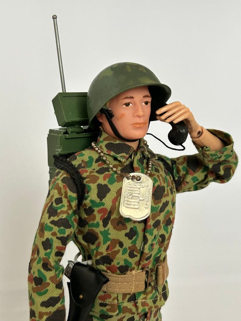 ビンテージGIジョー　1964 アクションマリーン通信兵セット②元箱付　ハスブロ