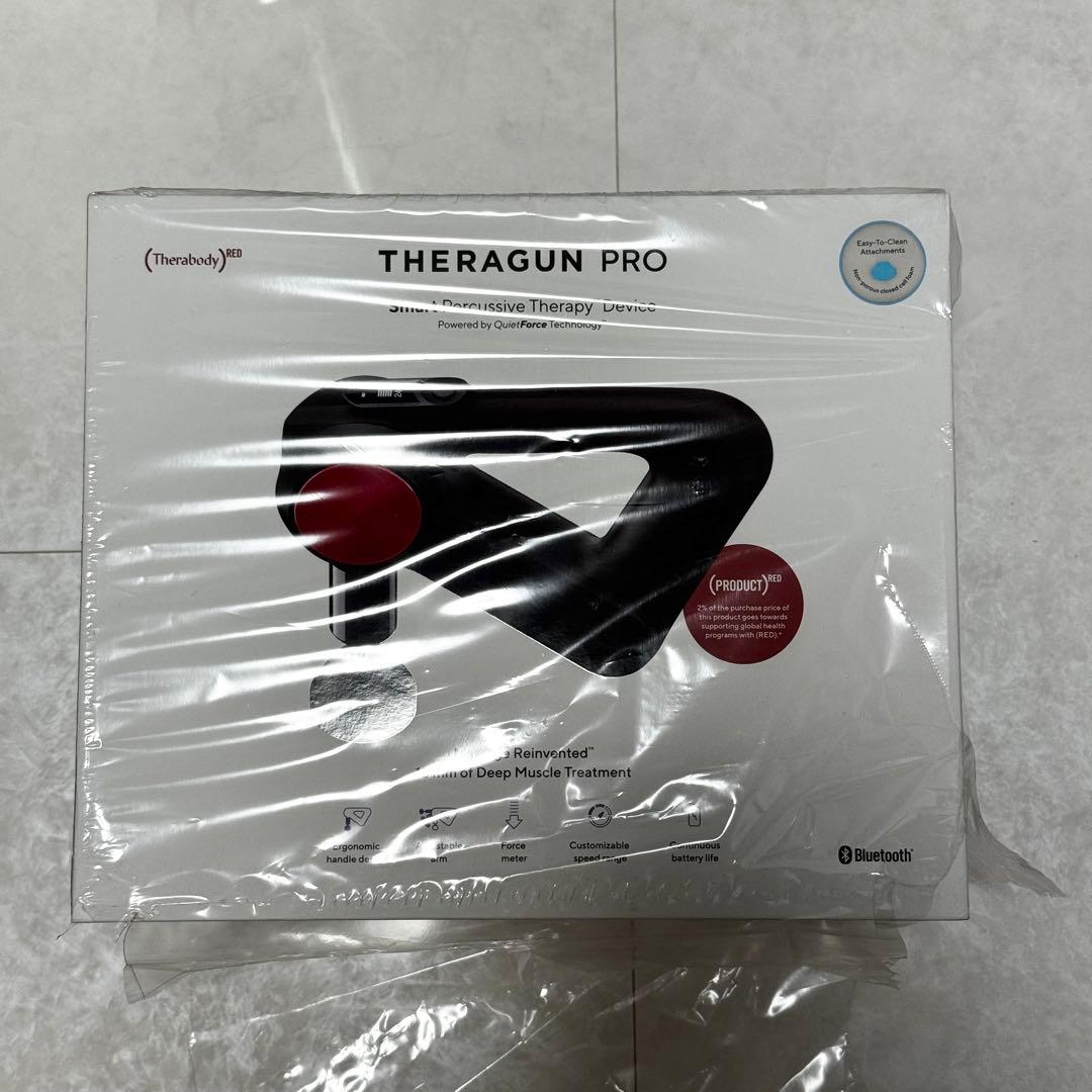限定版 THERAGUN PRO セラガンプロ マッサージガン プロダクトレッド