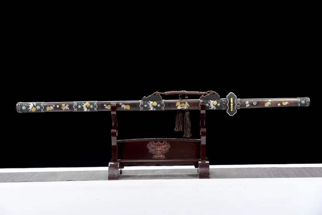 『吉祥如意』古兵器 武具　刀装具　日本刀　模造刀 居合刀 長尺