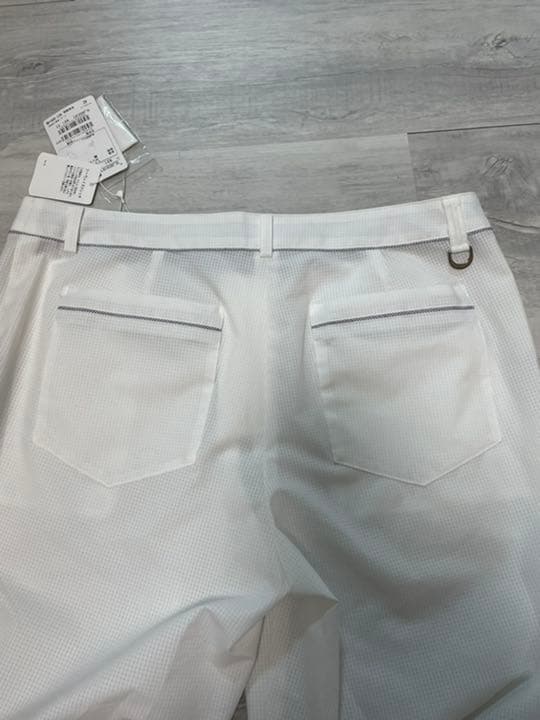 ランバンスポール LLサイズ　42 白　撥水　ツーウェイストレッチ　UV パンツ