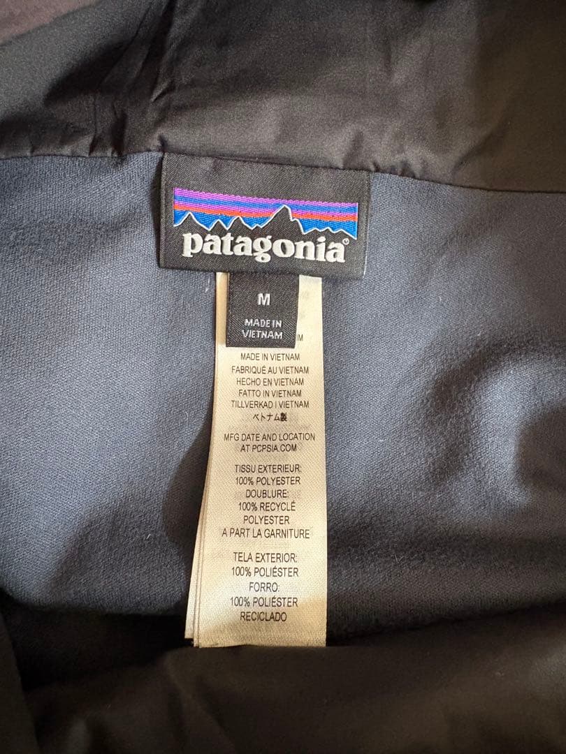 パタゴニア パウダータウンビブ M BLK 30705
