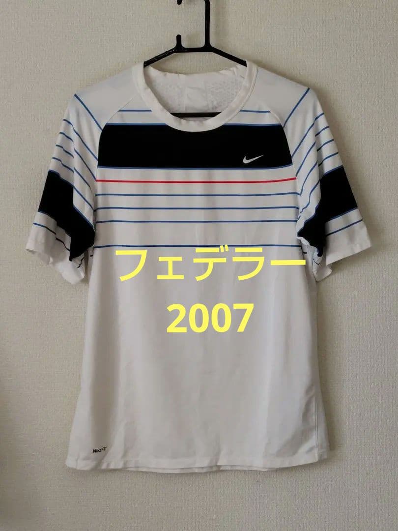 ナイキ　テニスウェア　M　フェデラー着用モデル　2007　インディアンウェルズ