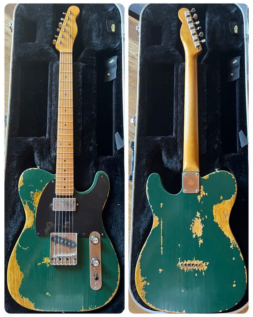 ハードレリックテレキャスタータイプ/オールラッカーアッシュボディ/ギブソンPU