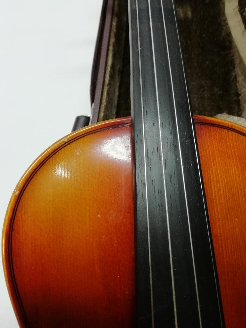 只今２千円引中！スズキバイオリン№２８０・３／４・１９９５年製 KUN 肩当付