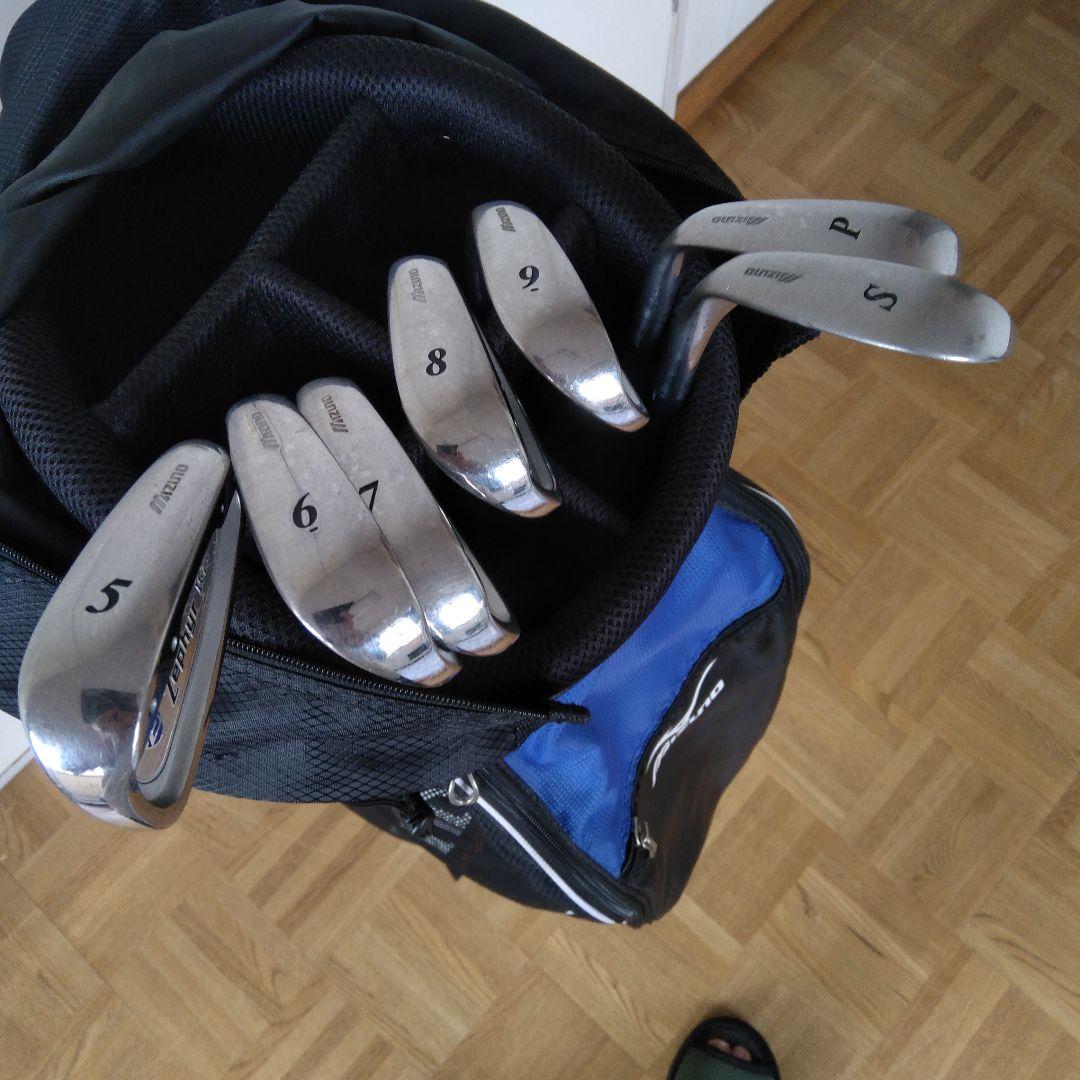Mizuno T-ZOID ゴルフバッグ・アイアン７本のセット