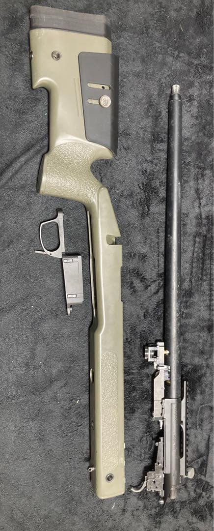 東京マルイM40A5&バットストックスペーサー3枚&マガジン2本 （ジャンク品）