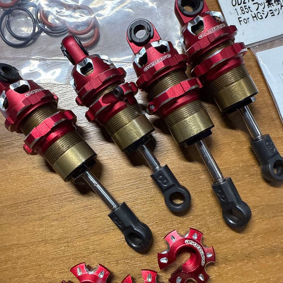 オーバードーズ overdosespec3レッドハイグレードショックOHパーツ付