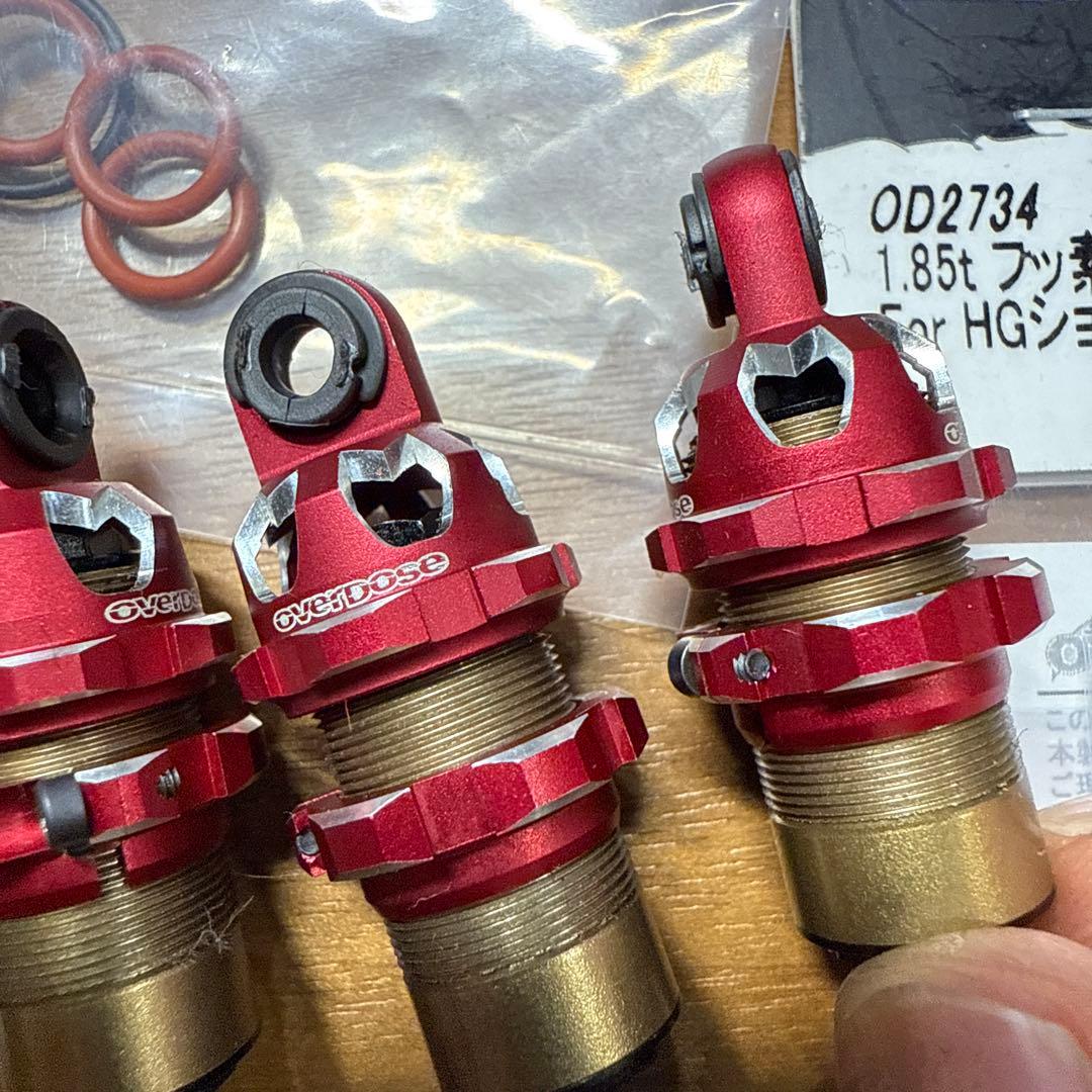 オーバードーズ overdosespec3レッドハイグレードショックOHパーツ付