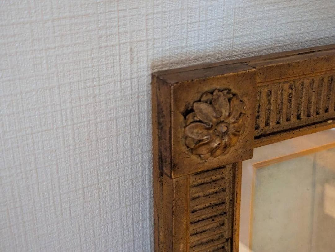 【真作】絵画　田中実　日本画10号　赤・橙・白の薔薇　華麗な花瓶図　Z27