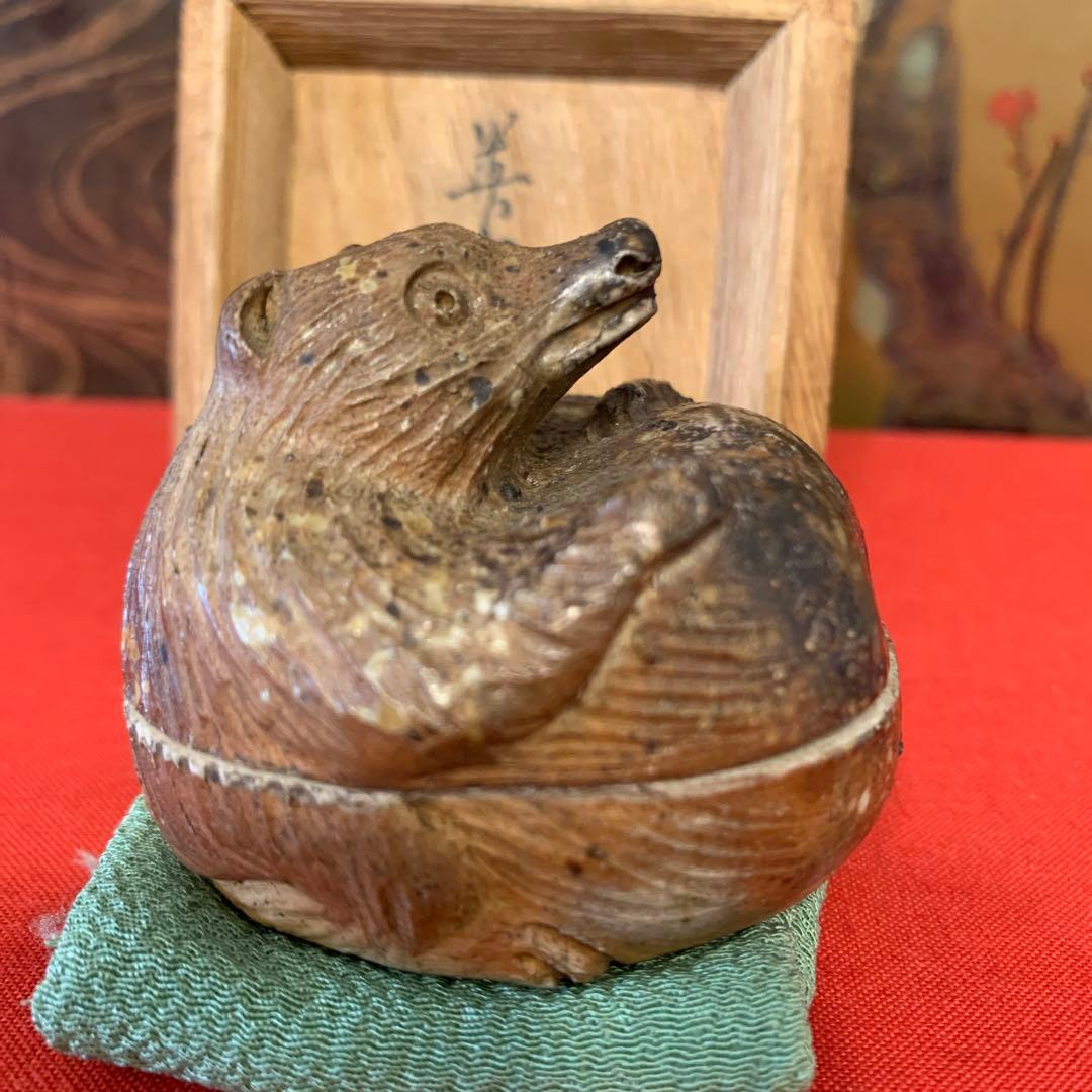 華中亭 道八 香盒　1客アンティーク　111