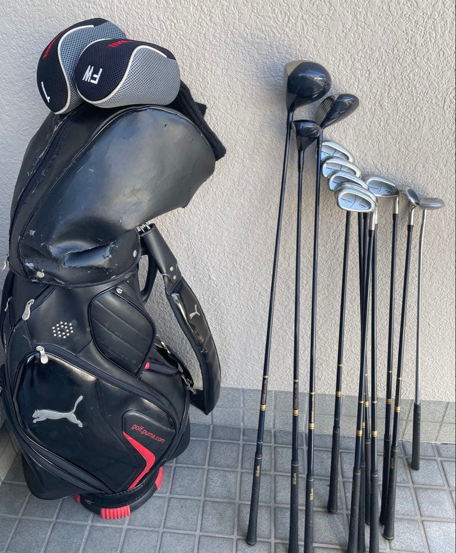 メンズゴルフ 初心者11本セット キャディバッグ付き