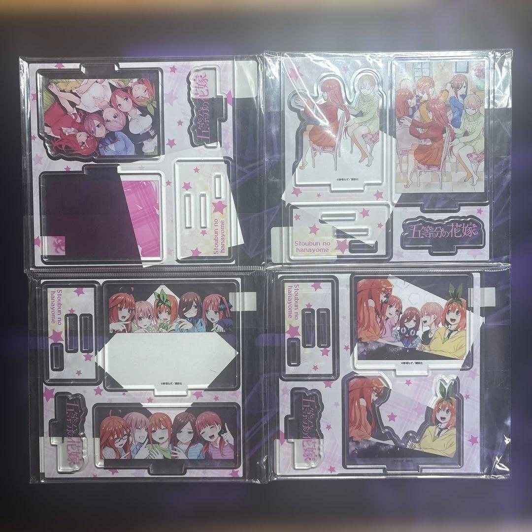 【開封済み】五等分の花嫁TSUTAYA限定有償特典 アクリルスタンド14体セット