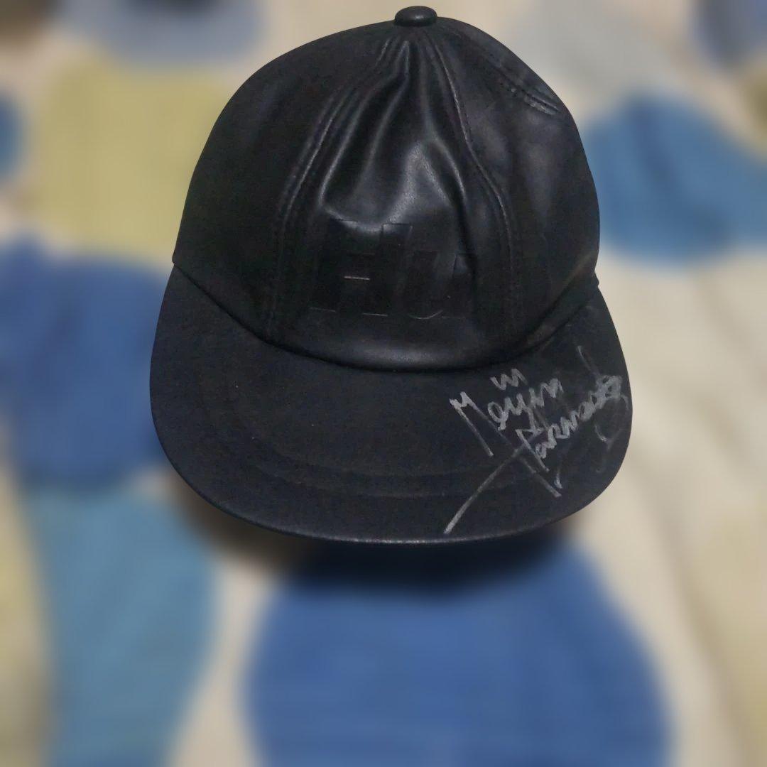 高橋　名人　サイン入り　PCエンジン　　ハドソン　キャップ