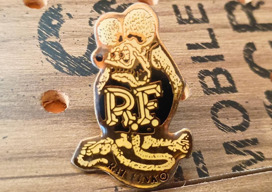 ラットフィンク ピンバッジ 缶バッジ ワッペン 9点セット RATFINK