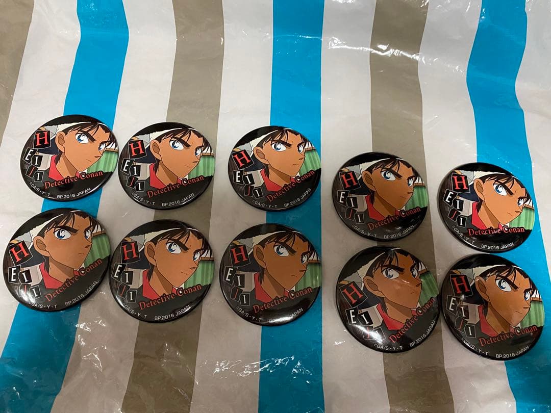 服部平次 1番カフェ 2016 缶バッジ 10個