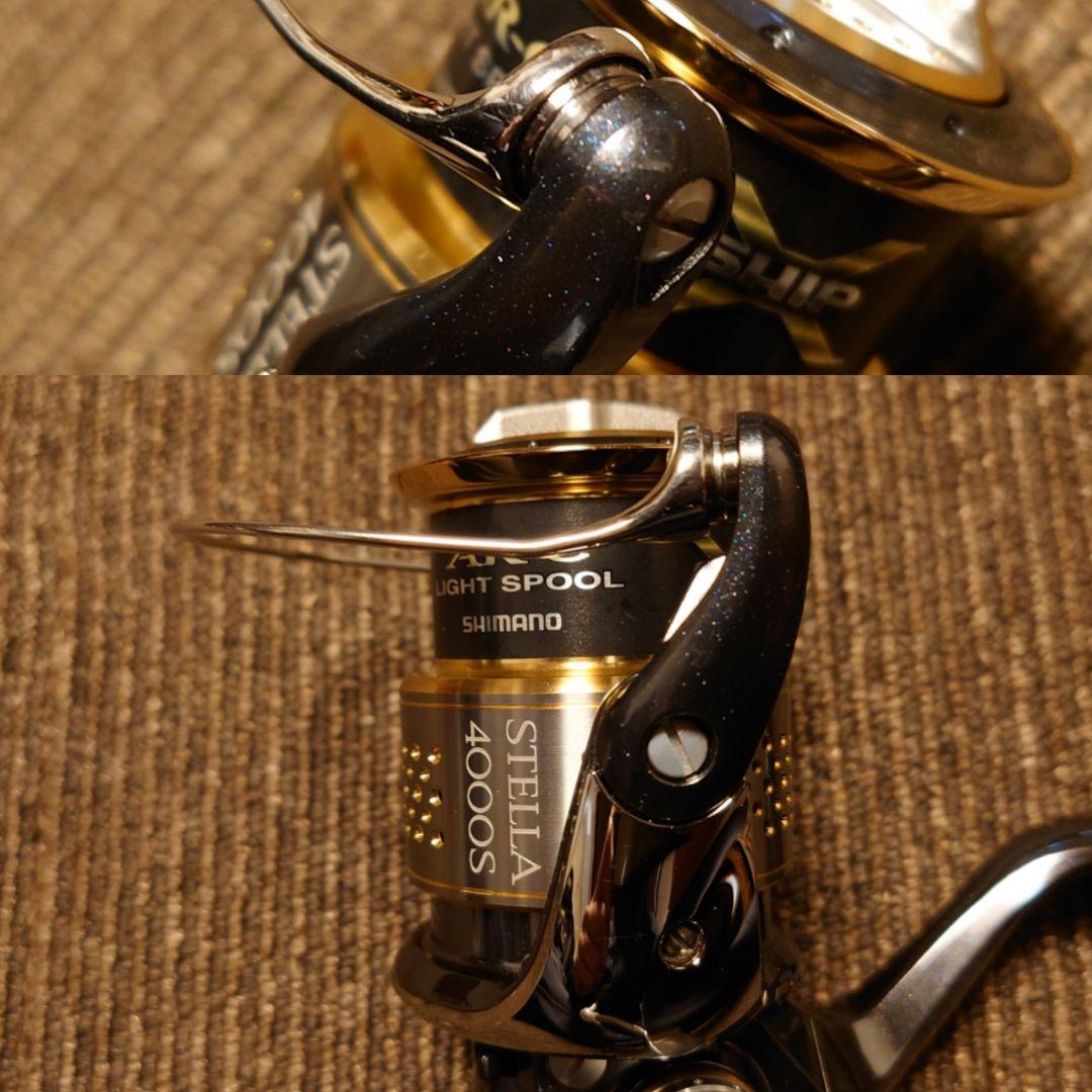 超希少実釣未使用シマノ 10 ステラ 4000S シングルハンドル 夢屋 IOS