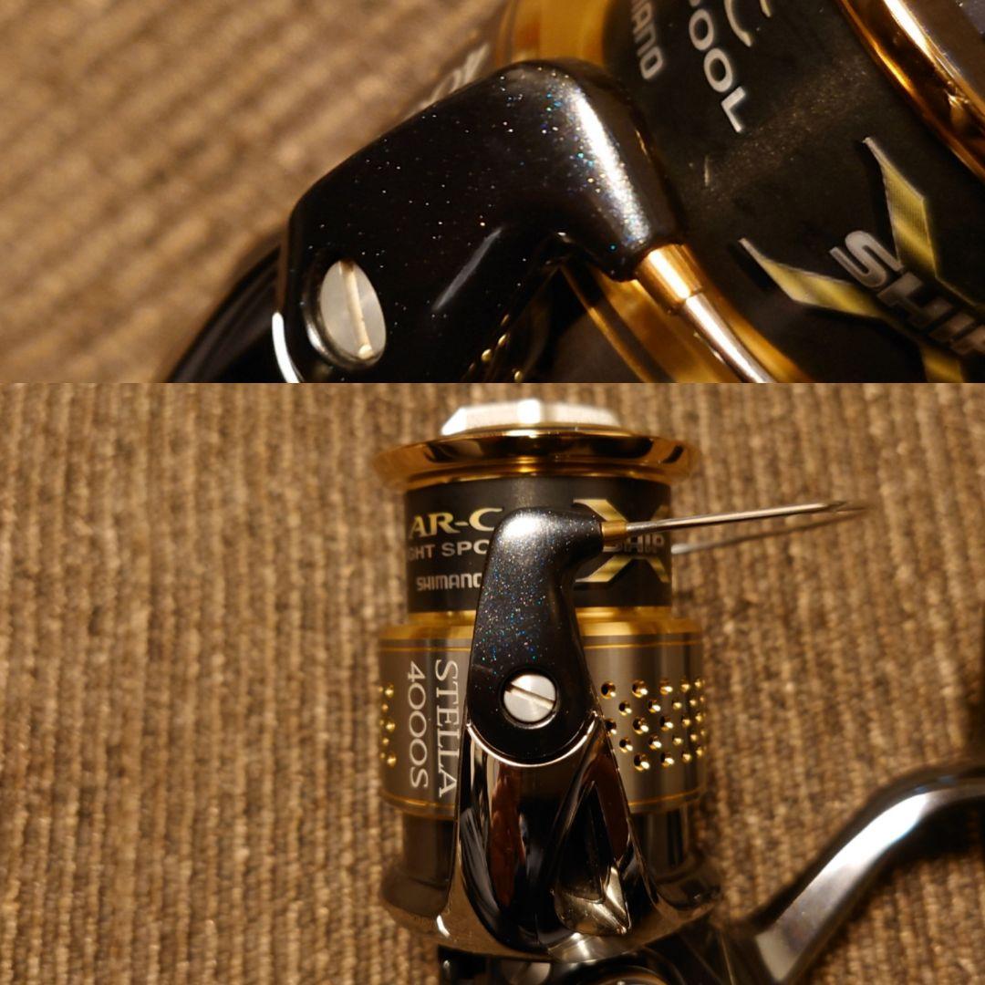 超希少実釣未使用シマノ 10 ステラ 4000S シングルハンドル 夢屋 IOS