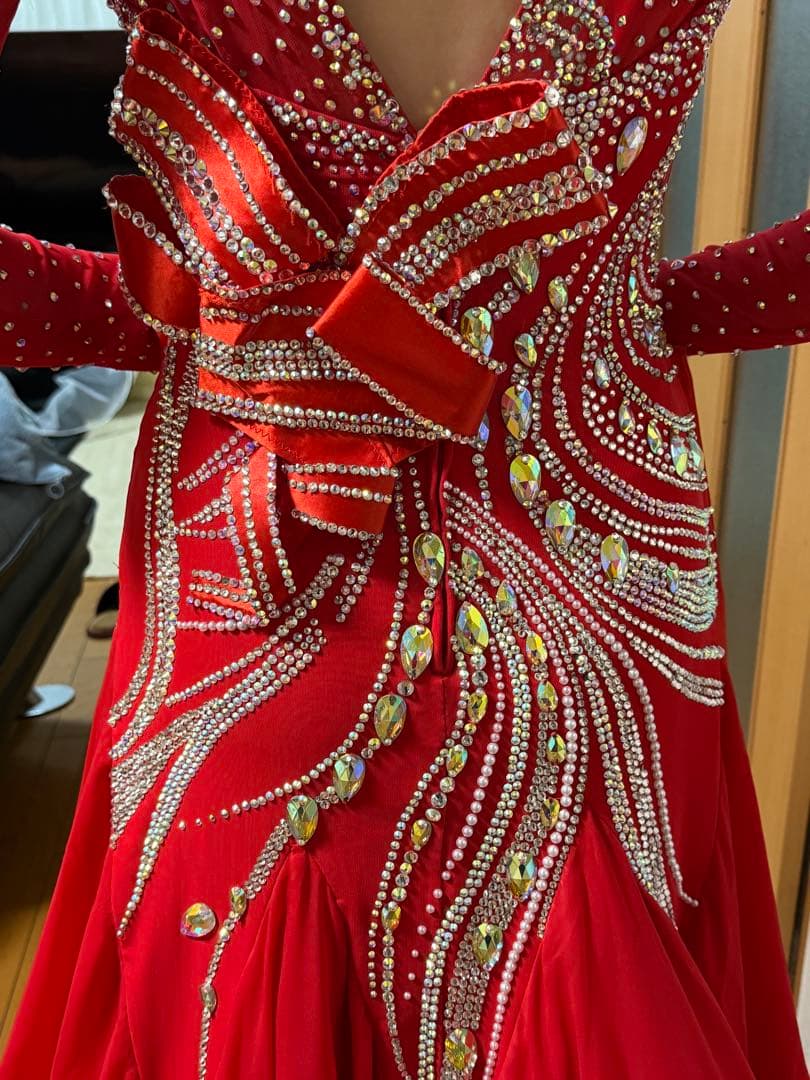 【タカダンス】【美品！！】赤いドレス