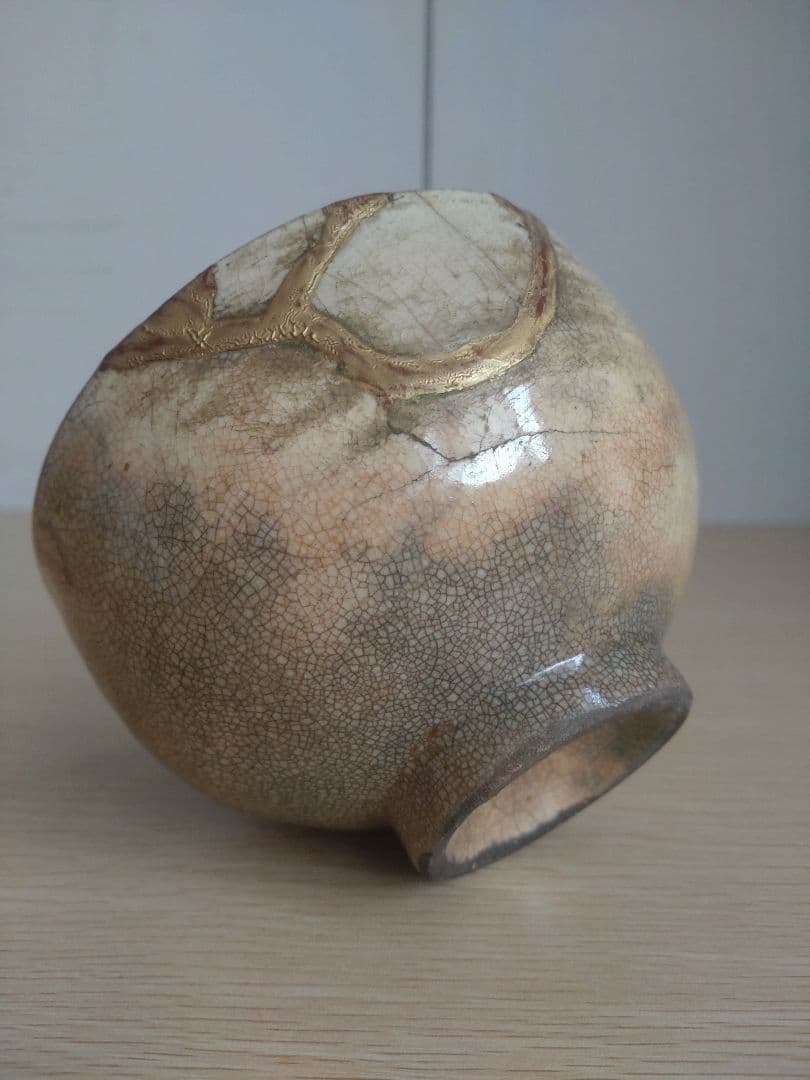 【伝世　古萩　江戸初期】李朝　高麗青磁　青井戸　茶盌　茶碗　李勺光　李敬　桃山陶