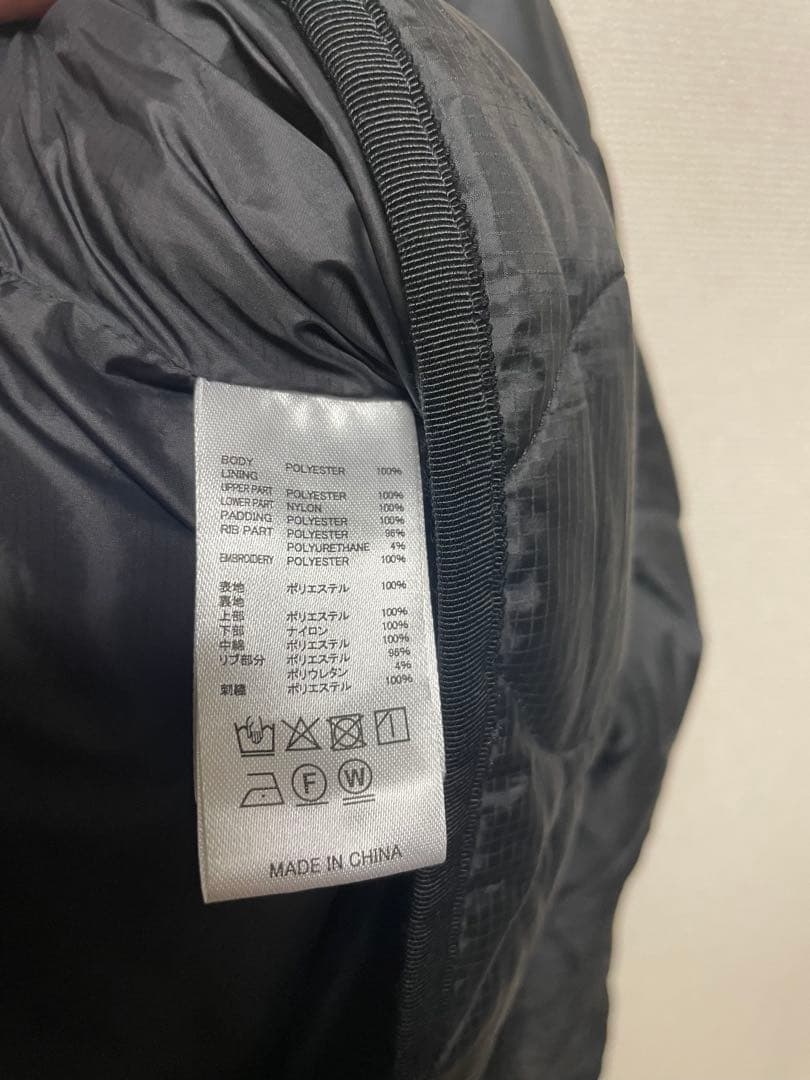 NEW ERA ニューエラ ゴルフ キルティングジャケット 黒 中綿ジャケット