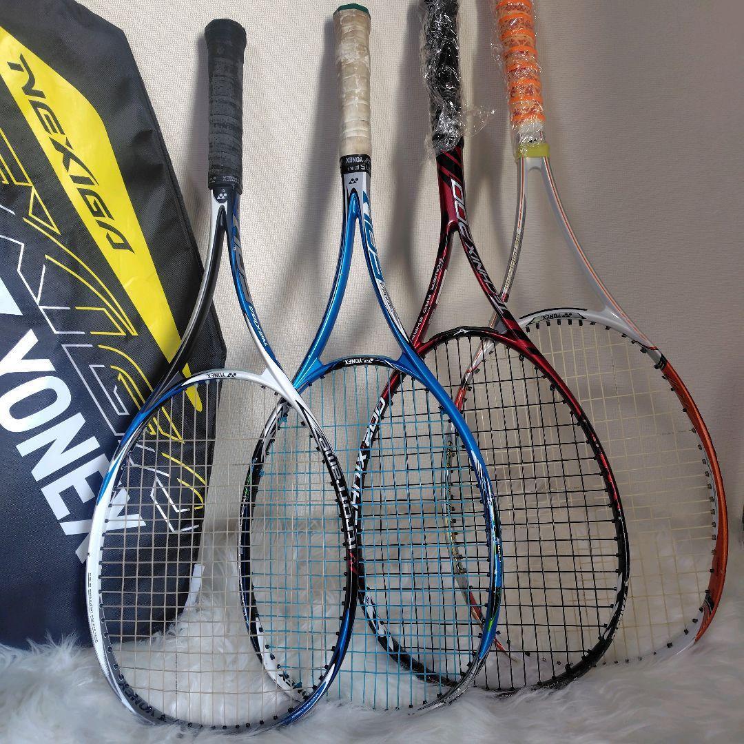 YONEX NEXIGA他　 軟式テニスラケット　4本セット　ヨネックス　ミズノ