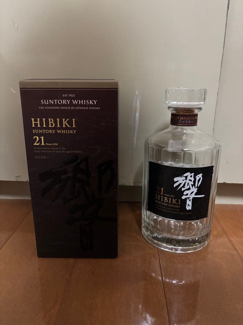 サントリー　響21年　空き箱　空き瓶セット