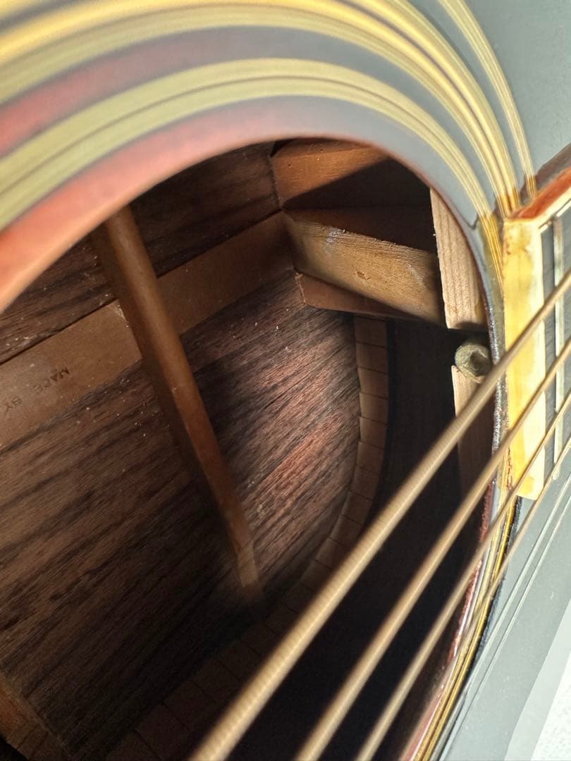 ヤマキ アコースティックギター 単板 三角の梁 ジャパンビンテージ ※31※