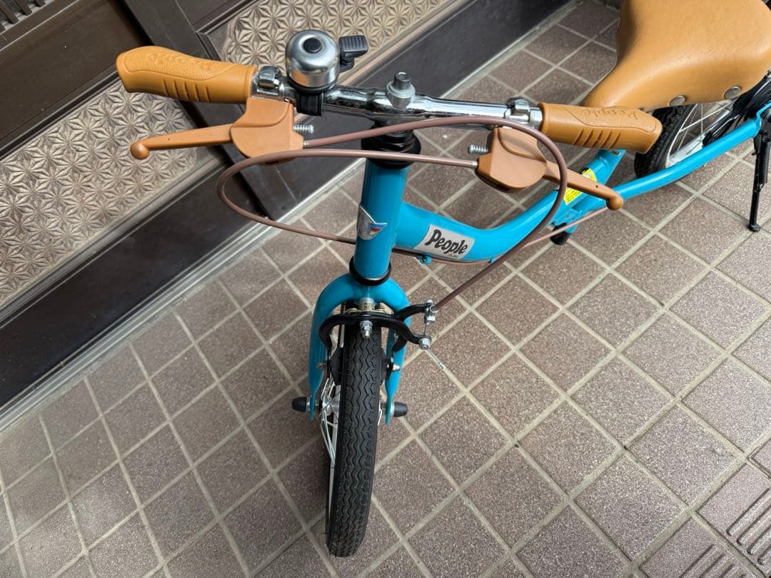 美品！ケッターサイクル 14インチ 幼児用自転車 ブルーミングターコイズ