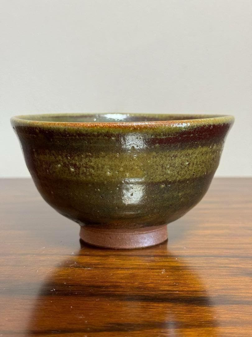 【新品未使用！】抹茶碗　茶道　高級茶碗　お茶　茶道具　グリーン　陶芸　工芸品