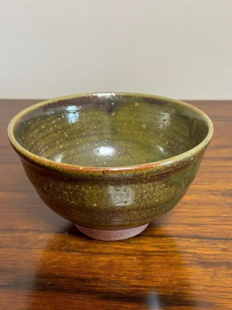 【新品未使用！】抹茶碗　茶道　高級茶碗　お茶　茶道具　グリーン　陶芸　工芸品
