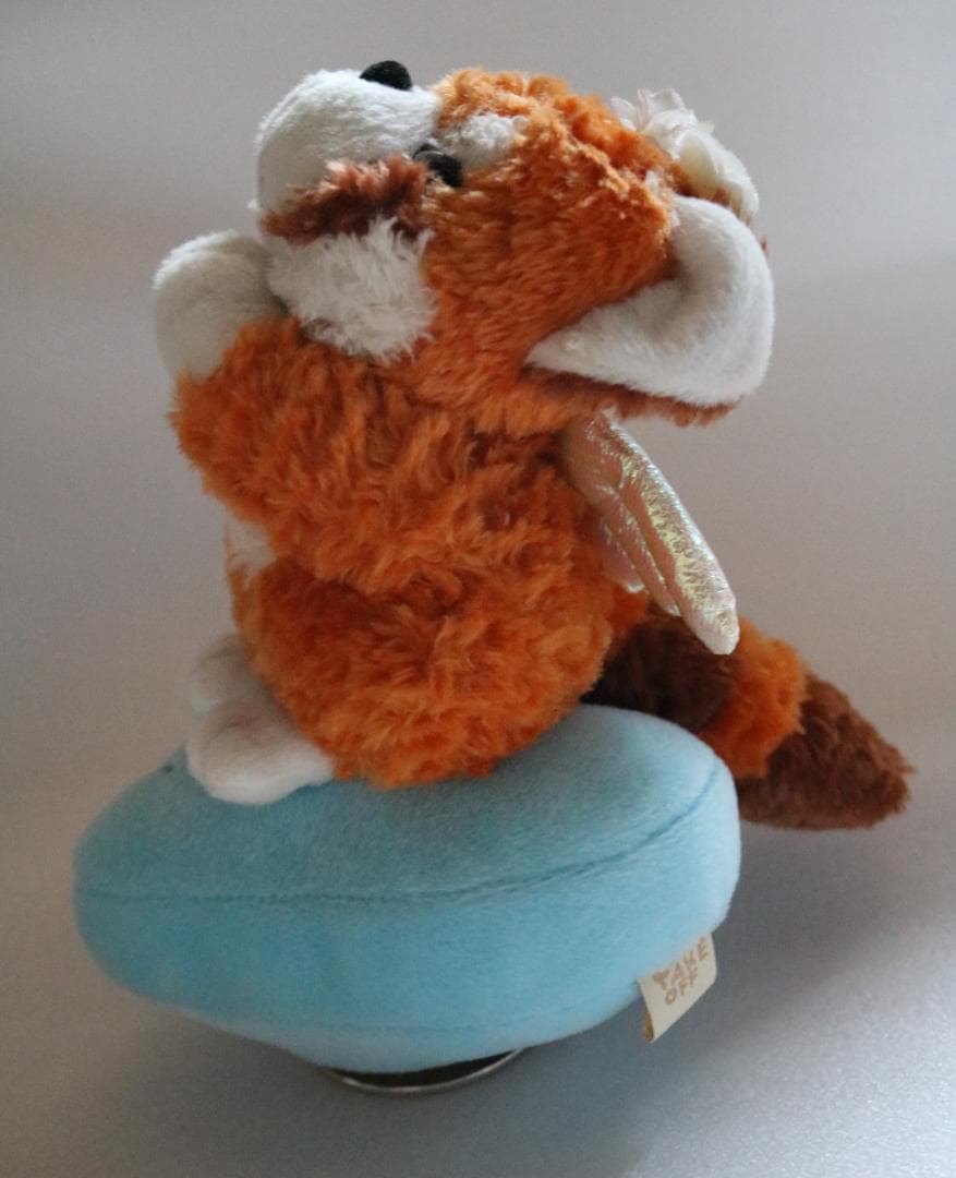 d◻︎TAKE OFF◻︎　天使　レッサーパンダ　ぬいぐるみ　オルゴール