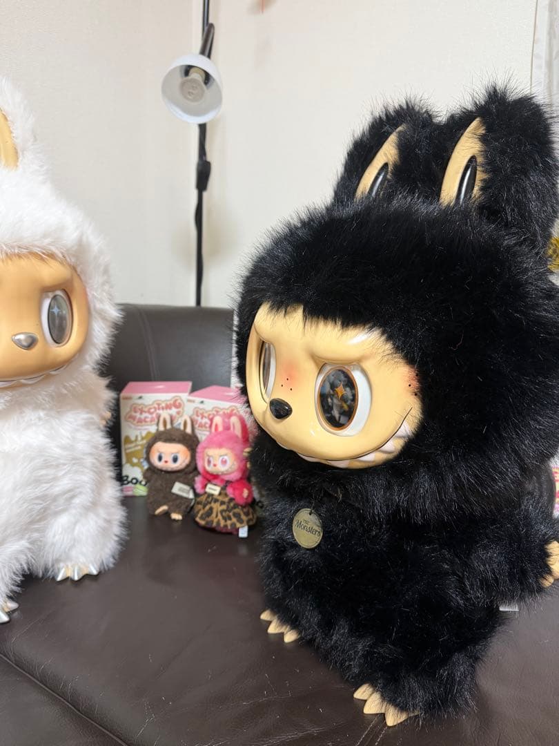 超特大60cmジモモ 羽付きブラックエンジェル スペシャルオーダー黒天使