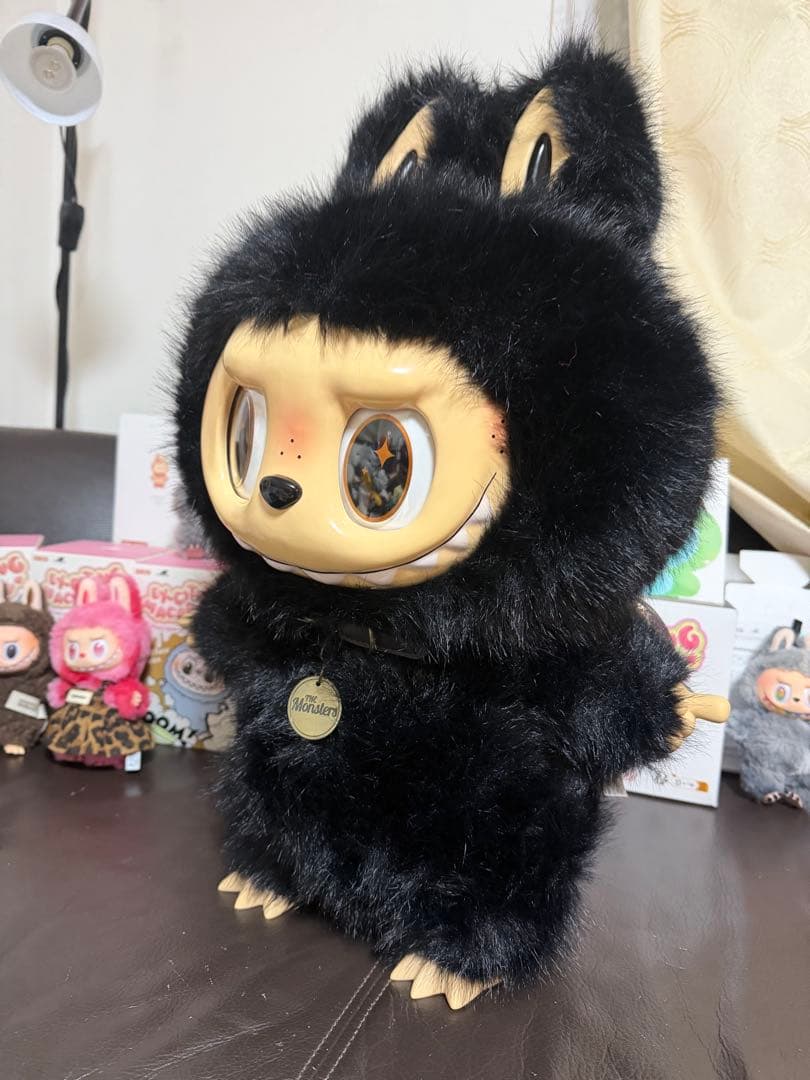 超特大60cmジモモ 羽付きブラックエンジェル スペシャルオーダー黒天使