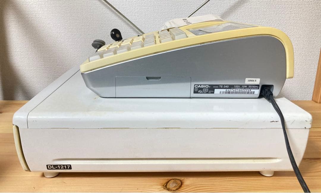☆ 超激安！！ カシオ TE-340WE 電子レジスター 10部門 CASIO