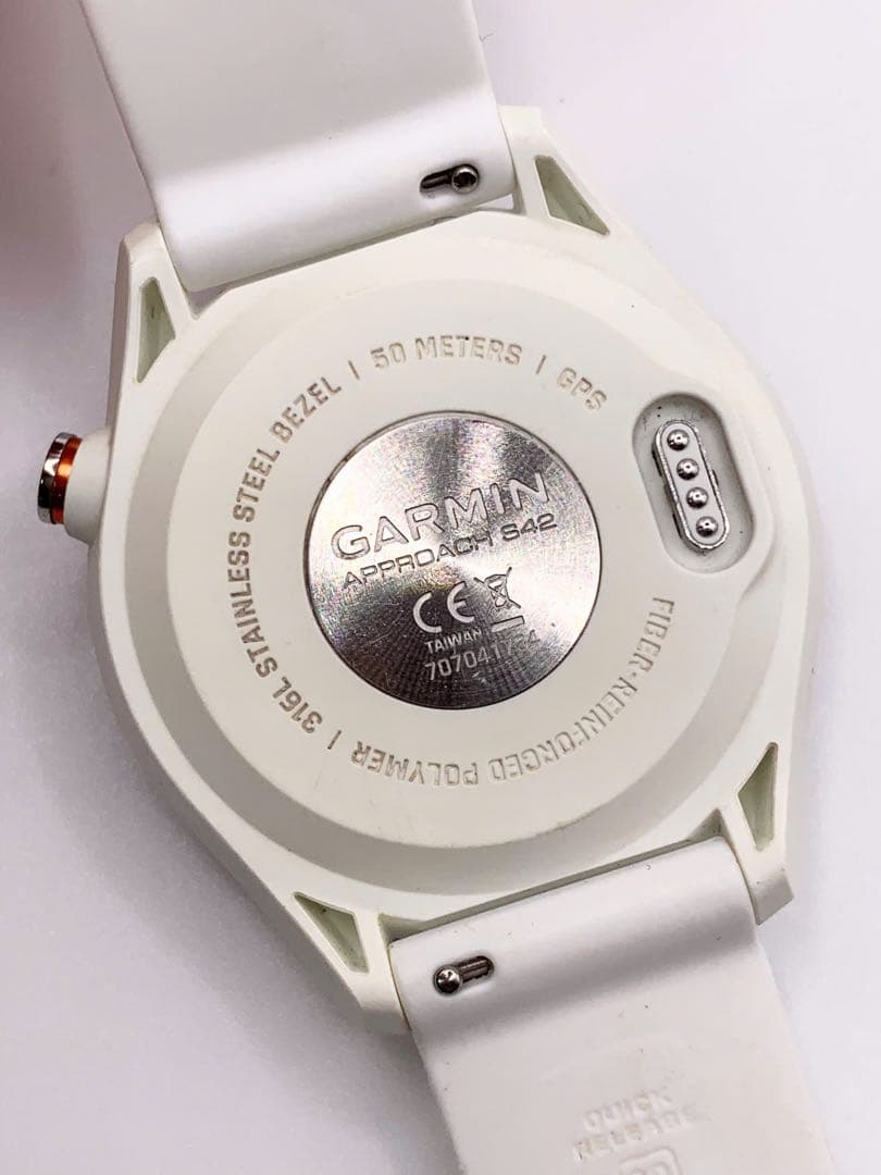 【美品】Garmin ガミン Approach S42 White (1734)