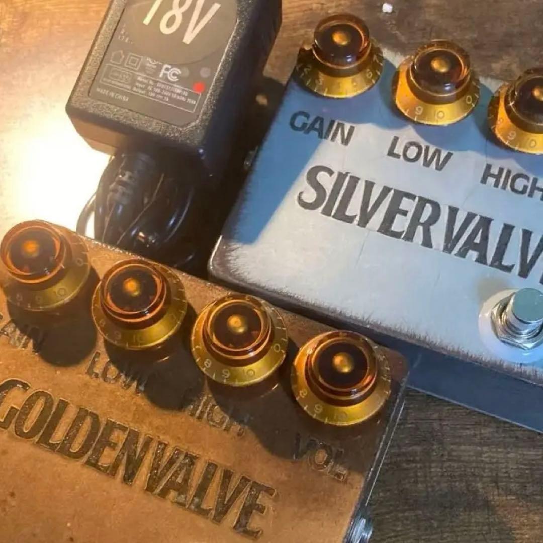 オマケつき‼️GOLDENVALVEとSILVERVALVE と18Vアダプタ